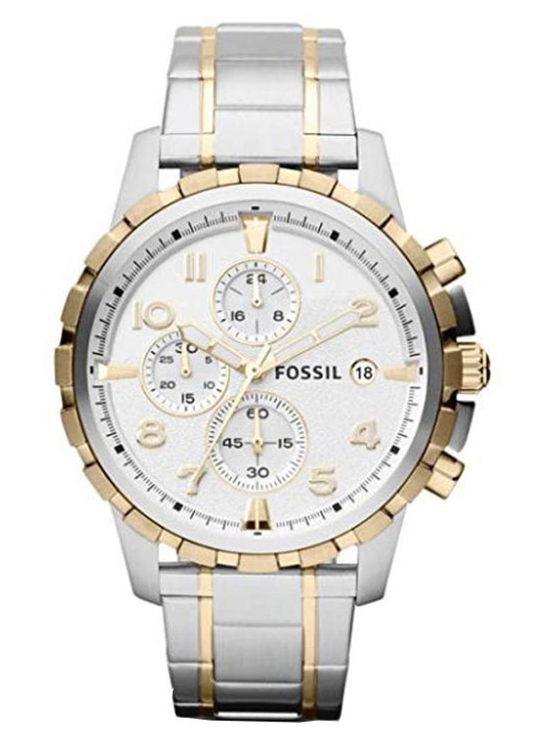 Men's Dean Chronograph Watch FS4795, 45mm, Silver & Gold Tone