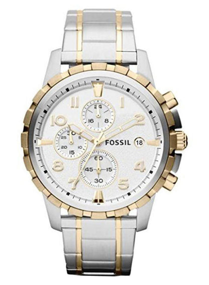Men's Dean Chronograph Watch FS4795, 45mm, Silver & Gold Tone