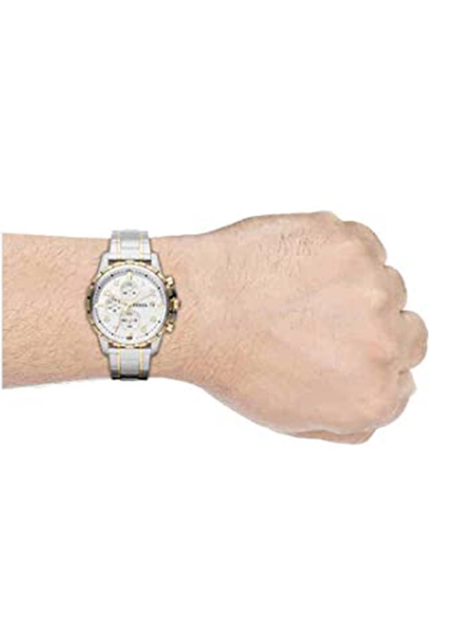 Men's Dean Chronograph Watch FS4795, 45mm, Silver & Gold Tone