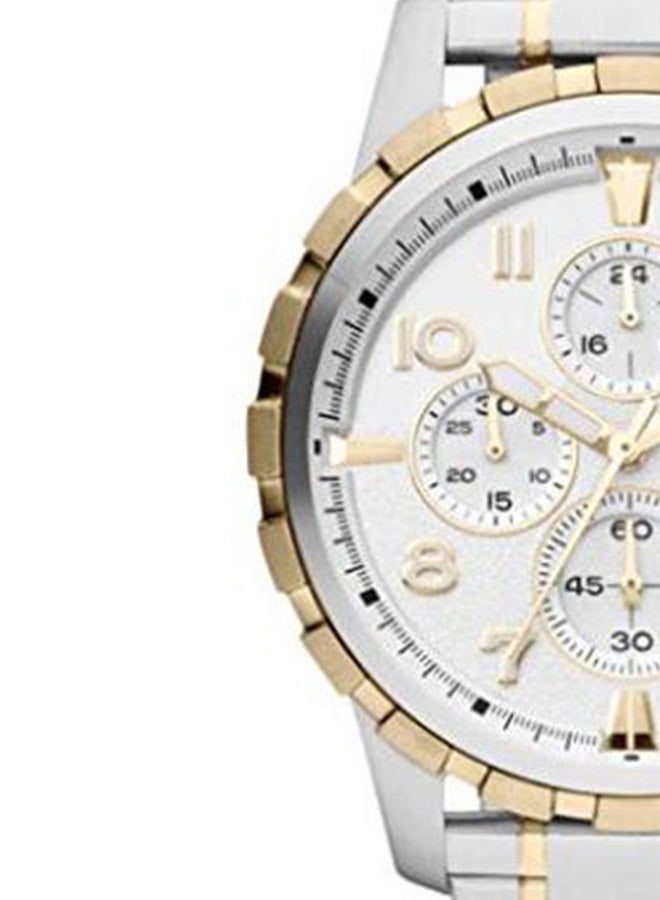 Men's Dean Chronograph Watch FS4795, 45mm, Silver & Gold Tone