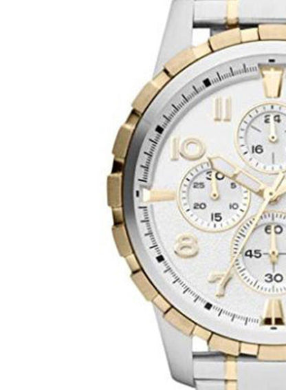 Men's Dean Chronograph Watch FS4795, 45mm, Silver & Gold Tone